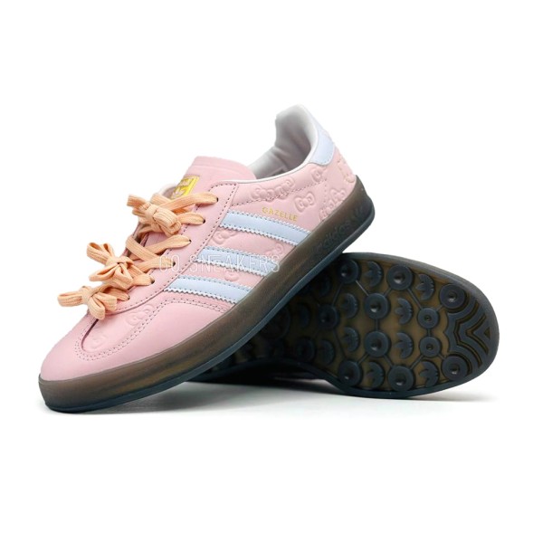 Женские кеды Hello Kitty x Adidas Gazelle Indoor Pink