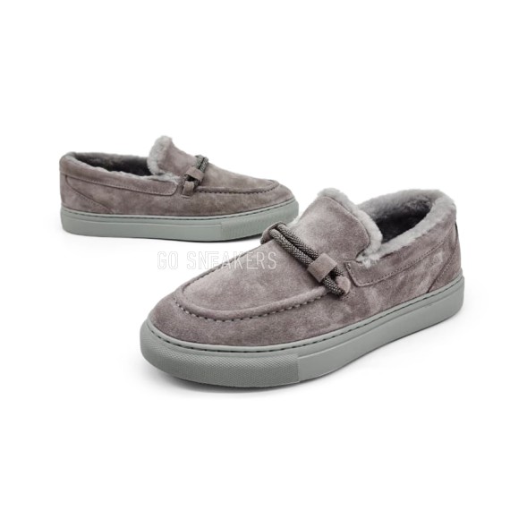 Унисекс зимние мокасины Brunello Cucinelli Moccasins Winter Dusk