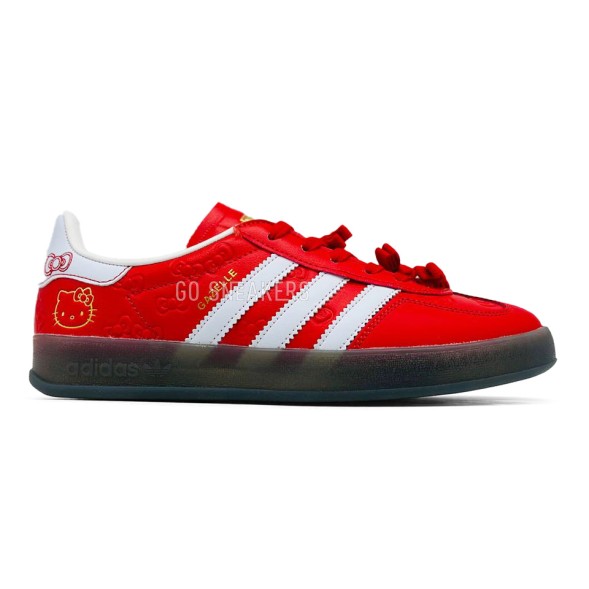 Женские кеды Hello Kitty x Adidas Gazelle Indoor Red