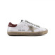 Женские кеды Golden Goose Deluxe Brand Wine/White Star