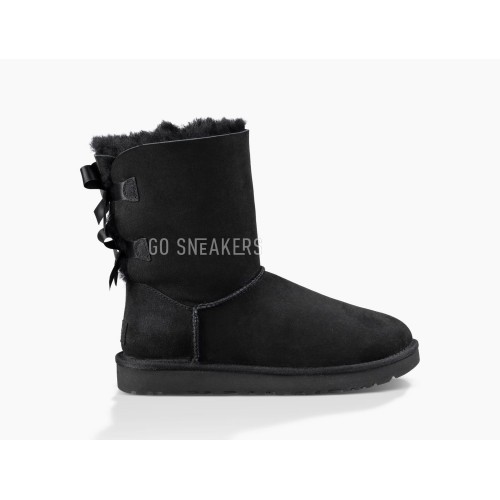 Женские угги с бантиками Bailey Bow II Black