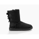 Женские угги с бантиками Bailey Bow II Black