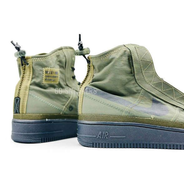 Мужские зимние кроссовки Nike Air Force Shell Green Man Winter
