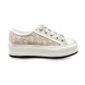 Женские кроссовки Dior Woman Beige Platform