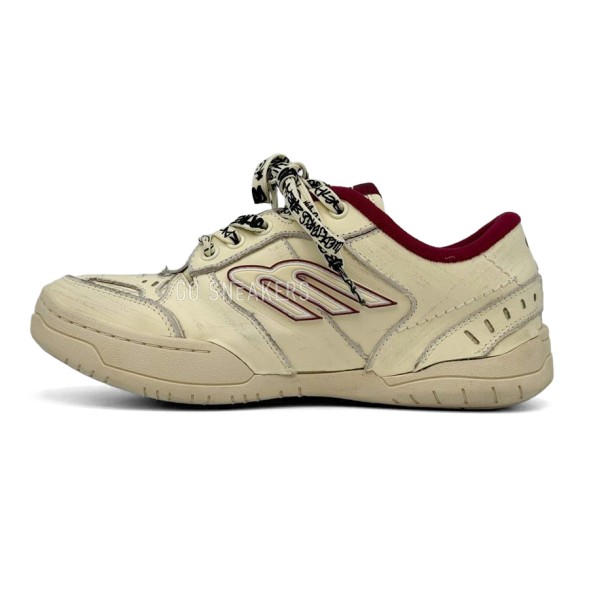 Унисекс кроссовки Balenciaga Hamptons Worn Out Low Beige &amp; Red