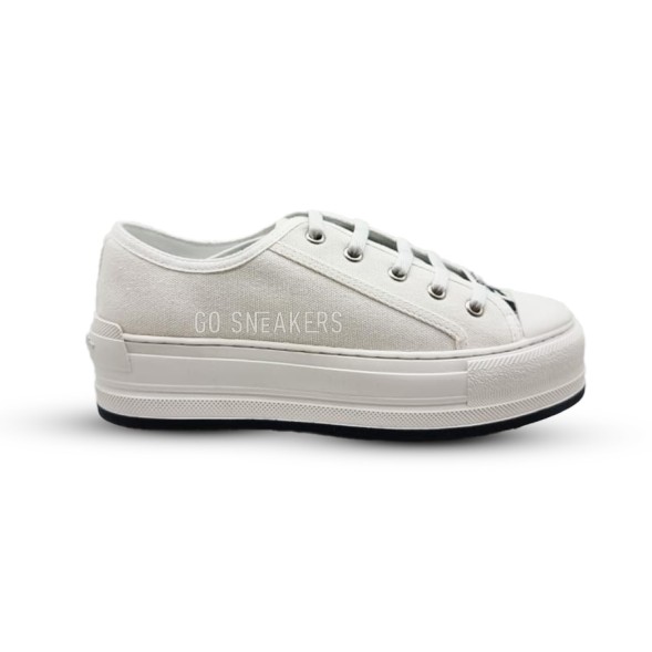 Женские кроссовки Dior Woman Full White Platform