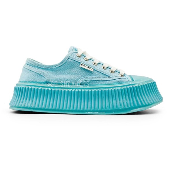 Женские кеды Chanel Sneakers Goe Blue