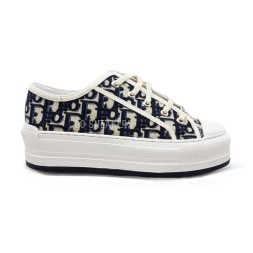 Dior Woman White Black Platform