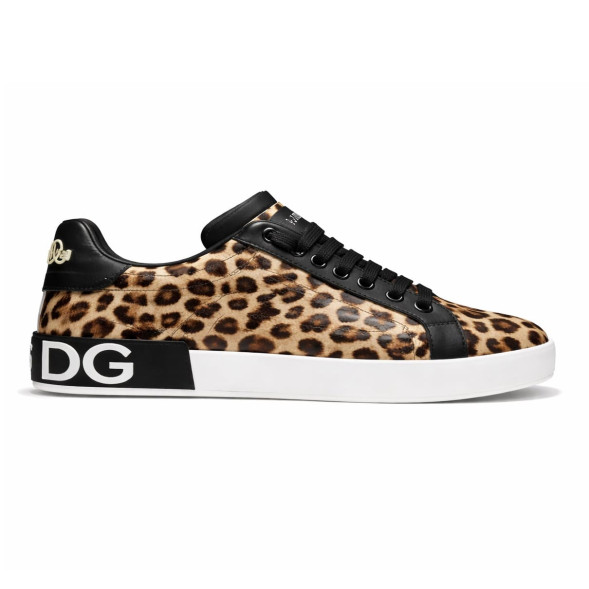 Унисекс кроссовки Dolce &amp; Gabbana Portofino Leopard