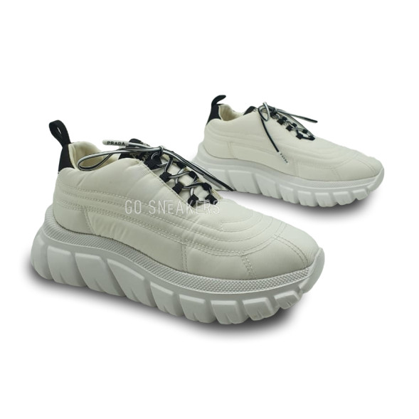 Женские кроссовки Prada Rush White