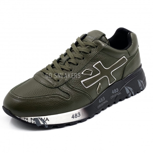 Мужские кроссовки Premiata Lucy Sneakers Leather Khaki