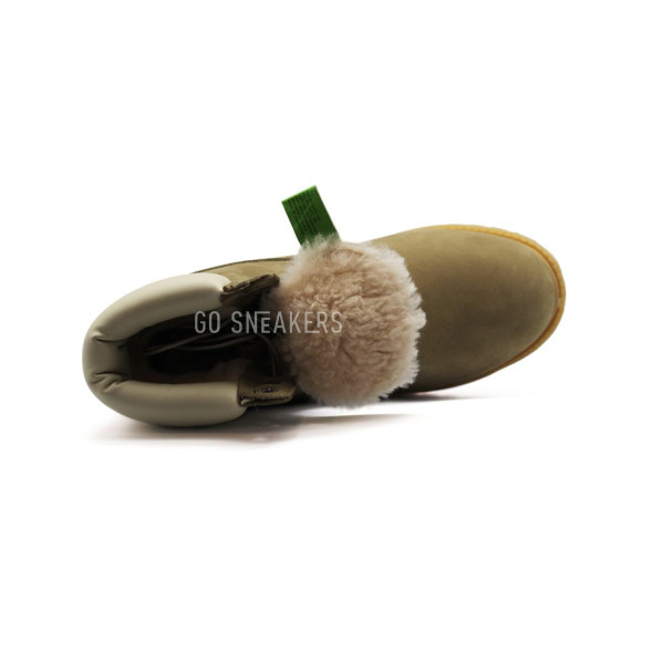 Женские ботинки с мехом Timberland Olive