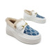 Женские зимние мокасины Gucci Moccasins Winter Leather/Suede White