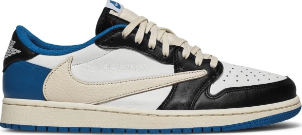 Унисекс кроссовки Nike Fragment Design x Travis Scott x Air Jordan 1 Retro Low