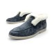 Унисекс зимние ботинки Loro Piana Low Winter Suede Dark Grey
