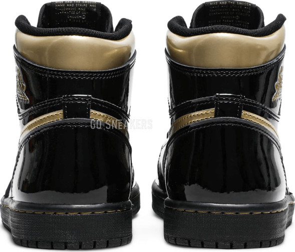 Унисекс кроссовки Nike Air Jordan 1 Retro High OG 'Black Metallic Gold'