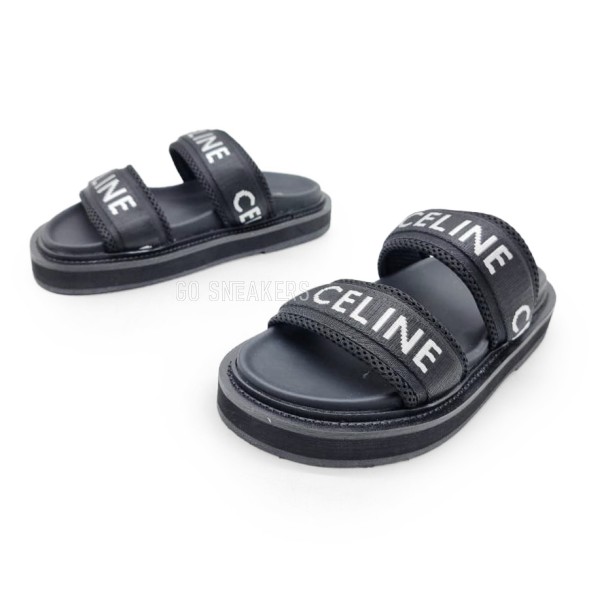 Женские шлепки Céline Sandals Black