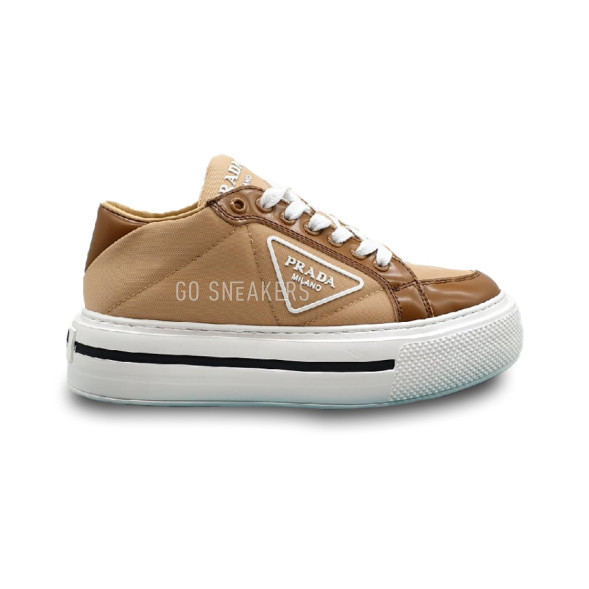 Женские кроссовки Prada Macro Brown