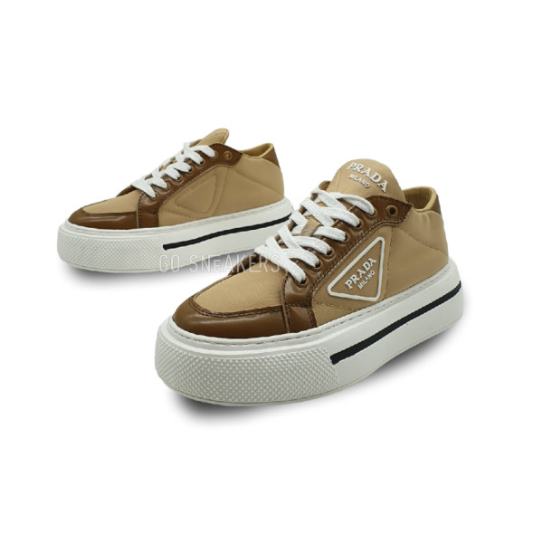 Женские кроссовки Prada Macro Brown