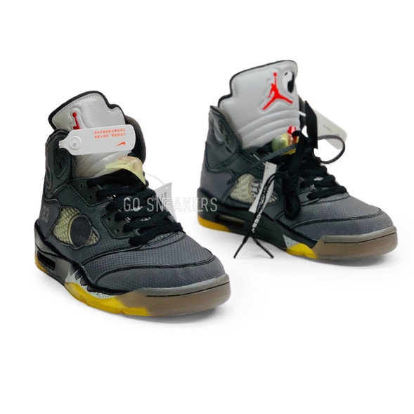 Унисекс кроссовки Nike Air Jordan 5 Off-White Muslin
