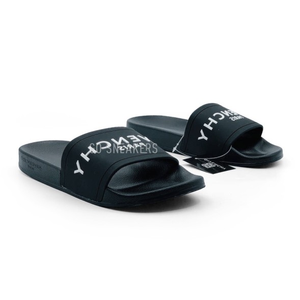 Мужские шлепанцы Givenchy Slipers Man White Logo