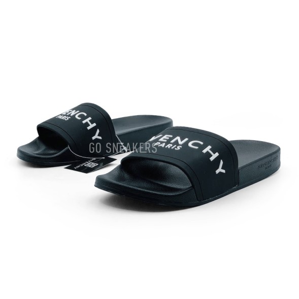 Мужские шлепанцы Givenchy Slipers Man White Logo