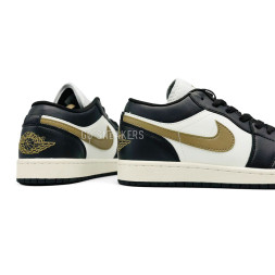 Nike Air Jordan 1 Low Black White Gold