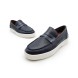 Унисекс мокасины Loro Piana Leather Black