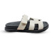 Унисекс сандалии Hermes Flip-flops Suede Cream