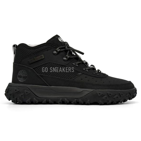 Мужские кроссовки Timberland Greenstride Motion 6 Mid Fabric And Leather Waterproof Boots Black
