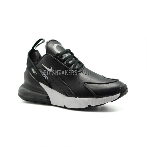 Женские кроссовки Nike Air Max 270 x OFF White Leather Black-white