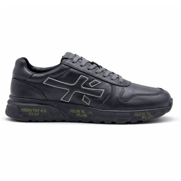 Мужские зимние кроссовки Premiata Leather Winter Man Grey