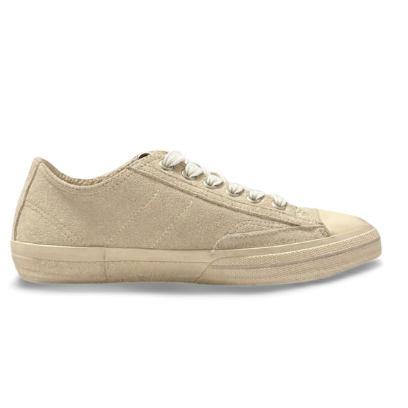 Женские кеды Golden Goose V-Star 2 Distressed Sneakers Suede Beige