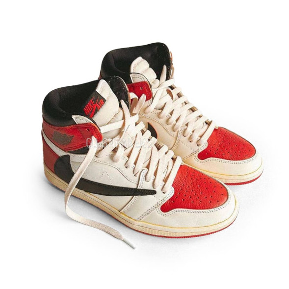 Унисекс кроссовки Travis Scott x Air Jordan 1 “University Red”