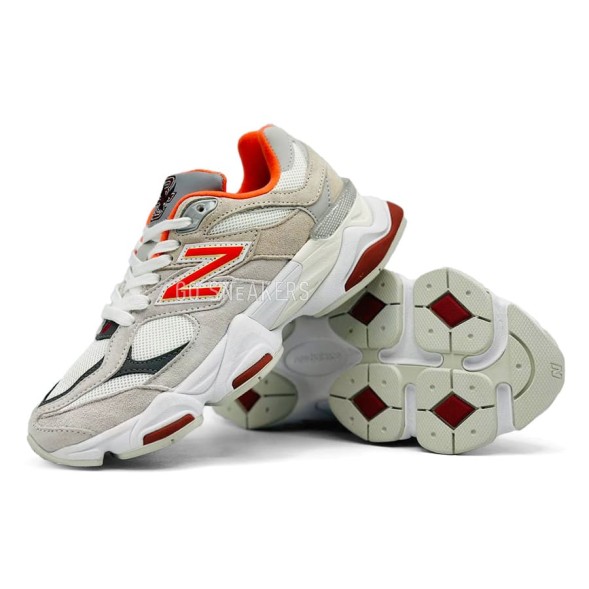 Женские кроссовки New Balance 9060 WMNS Beige/Orange