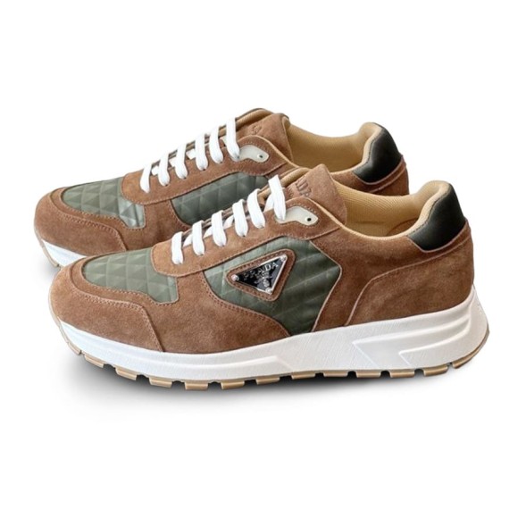Мужские кроссовки Prada Prax Suede Brown