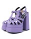 Женские босоножки Versace La Medusa Purple