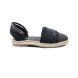 Женские балетки Chanel Flats Textile Black