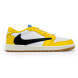 Мужские кроссовки Travis Scott X Air Jordan 1 Yellow White