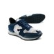 Унисекс кроссовки Valentino Textil Navy/White