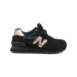 New Balance Женские 574 Gold-Rose Black