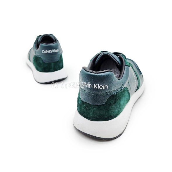 Унисекс кроссовки Calvin Klein Leather Suede Green