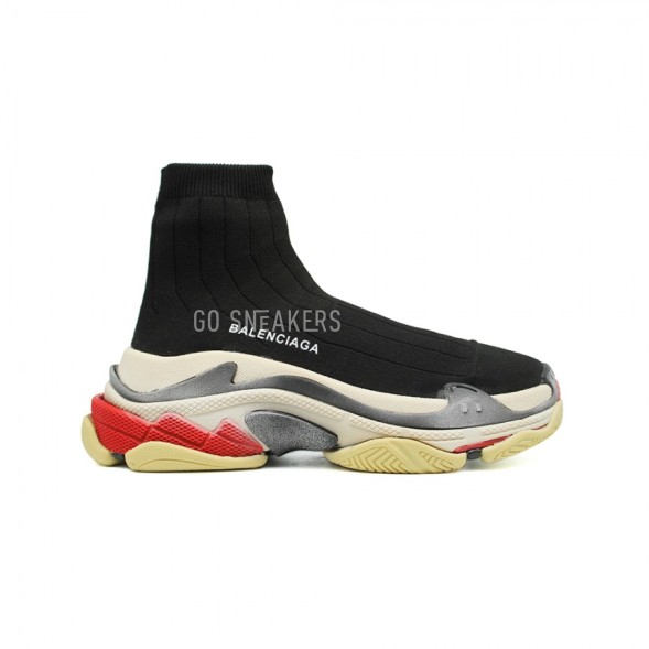 Женские кроссовки Balensiaga Speed Trainer Triple S B Black