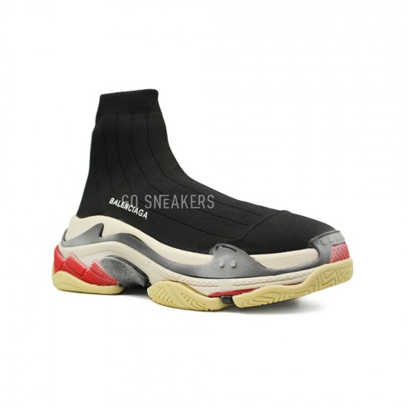Женские кроссовки Balensiaga Speed Trainer Triple S B Black