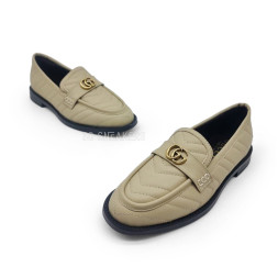 Gucci Sleepers Leather Beige