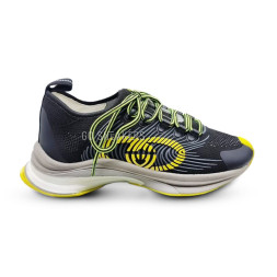Gucci Run Sneaker Black/Yellow