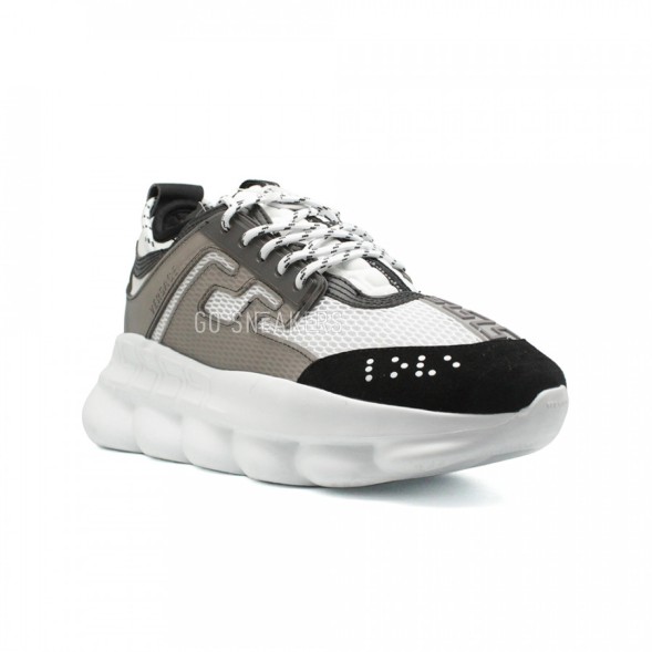 Мужские кроссовки Versace Chain Reaction Monochrome