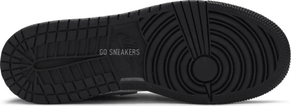 Женские кроссовки Nike Air Jordan 1 Low GS 'Black Medium Grey'