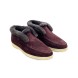 Унисекс ботинки Loro Piana Open Walk Burgundi