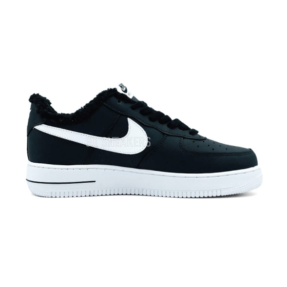 Унисекс зимние кроссовки Nike Air Force 1 07 Black Winter